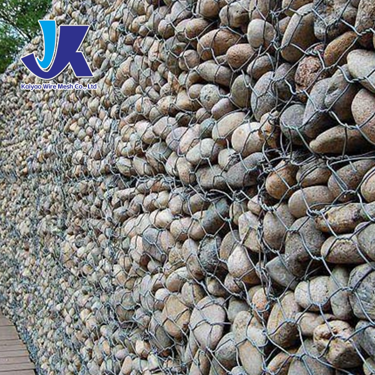 Ready Export 2x1x1m Gabion Baskets 2.7mm Heavy Zinc-Coated Hexagonal Wire Retaining Walls Crimped Punched Custom Cutting