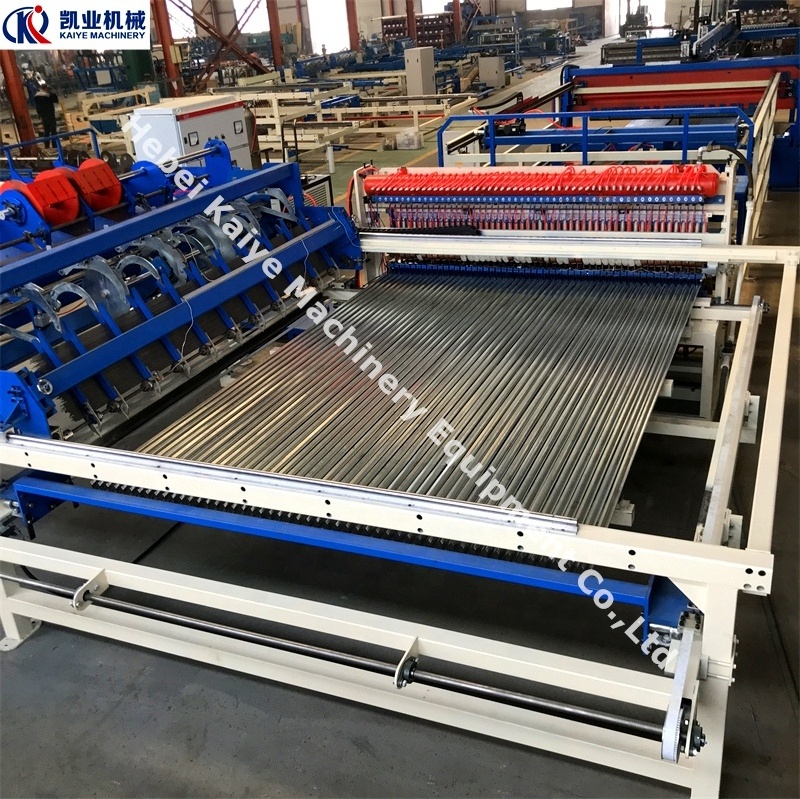 Automatic bending 3D fence panel pneumatic mesh welding machine