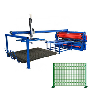 Automatic bending 3D fence panel pneumatic mesh welding machine