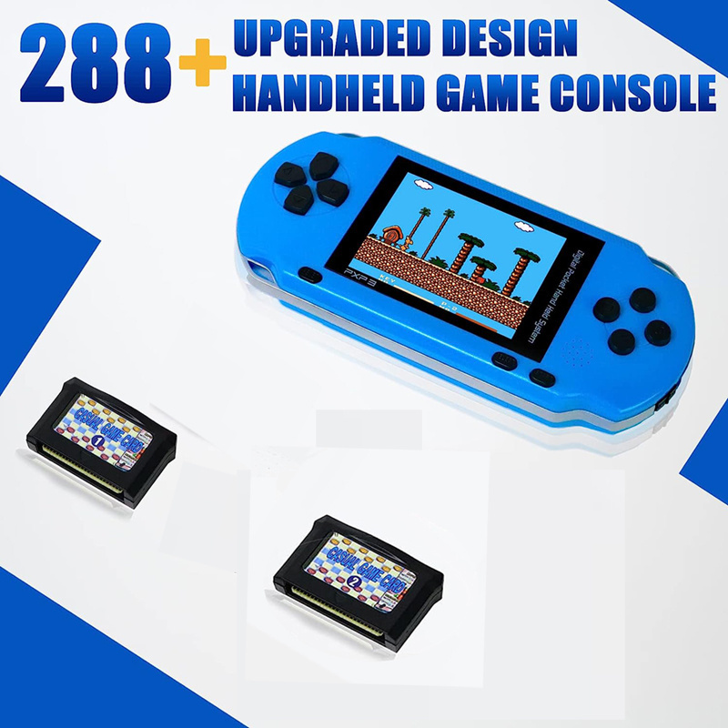 PXP  Mini handheld game console 3.0 inch screen Retro style portable pocket  Kids gift