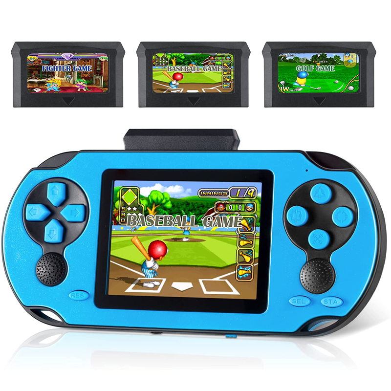 PVE  Mini handheld game console 3.0 inch screen Retro style portable pocket  Kids gift