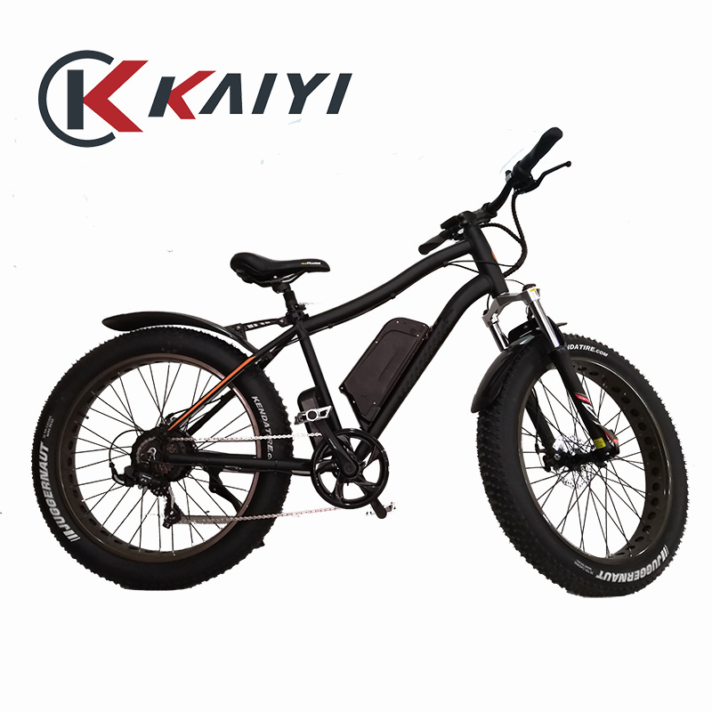 KAIYI Imported Battery Electric Bike Kit Electric Bicycle Kit Down Tube Cruiser Commute Fat Tire 48V Lithium Battery Smart 26