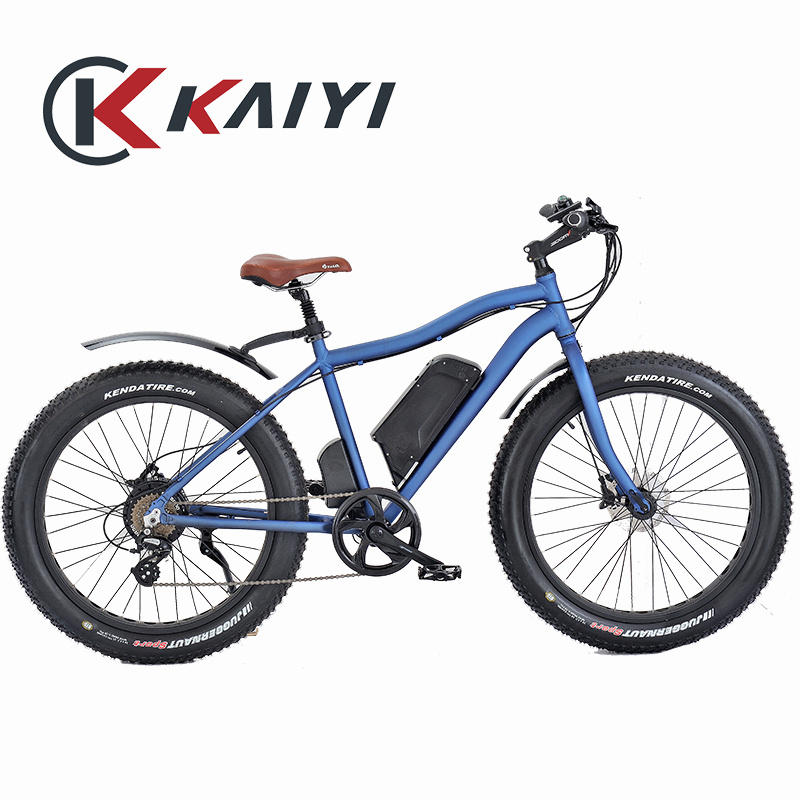 KAIYI Imported Battery Electric Bike Kit Electric Bicycle Kit Down Tube Cruiser Commute Fat Tire 48V Lithium Battery Smart 26