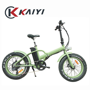 KAIYI Munro 2.0 Electric Bicycle Smooth Tire Passenger Package Sleek Rear Hub Motor Sensor Fashion 20inch Lithium Battery 48V