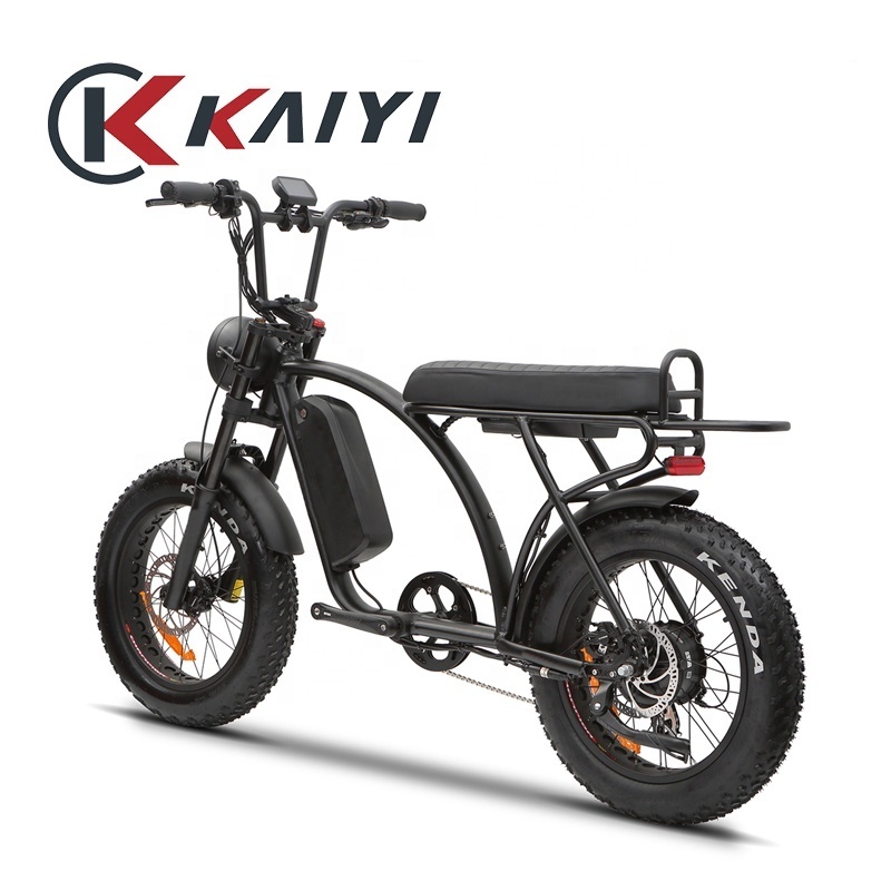 KAIYI 20inch fat tire electric bicycle super power 1000w moped ebike conversion kit dual motor available 4 wheels electric bike