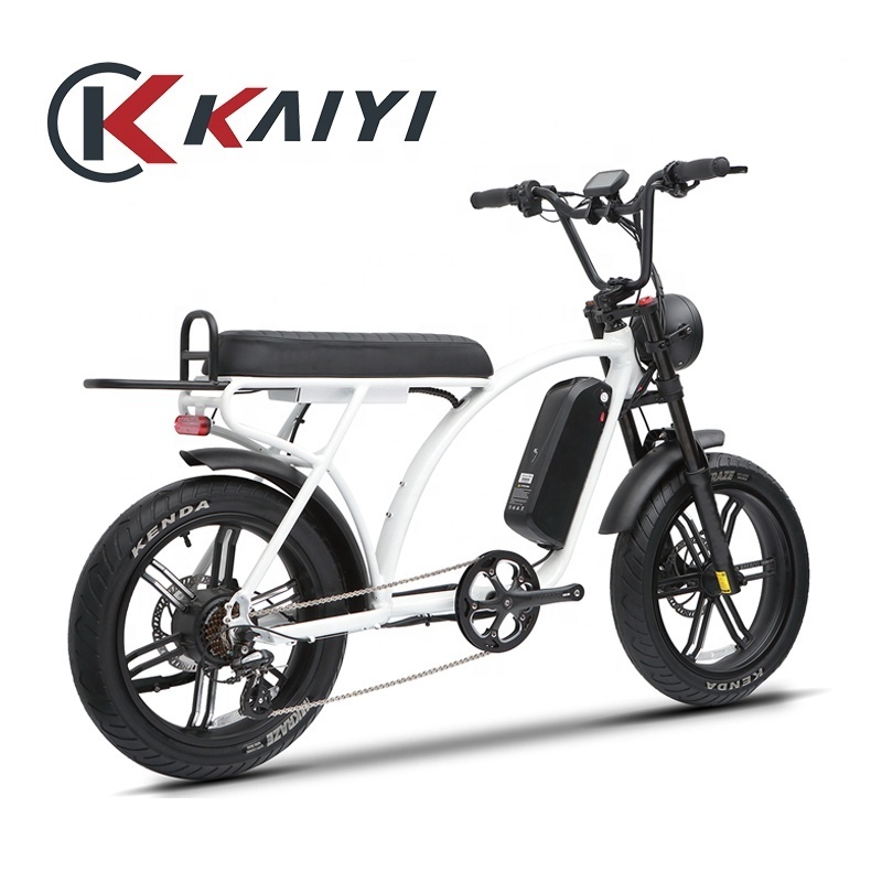 KAIYI dual motor 750w lithium battery 48v 15ah 20ah electric bicycle 1000w fat tire delivery electric bike kit surron e bike