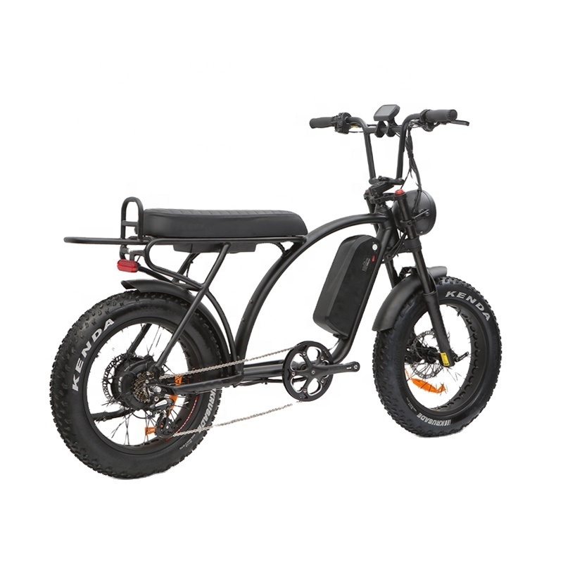 KAIYI 20inch fat tire electric bicycle super power 1000w moped ebike conversion kit dual motor available 4 wheels electric bike