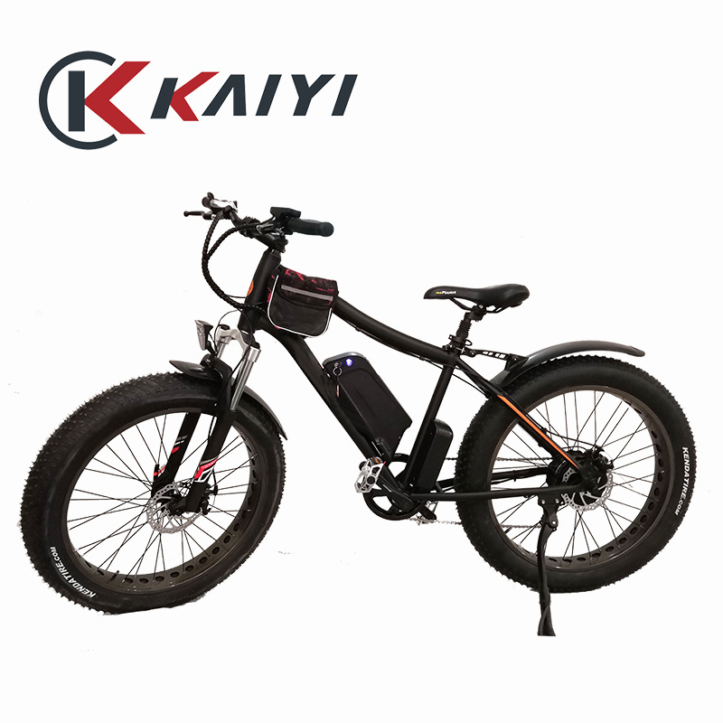 KAIYI Imported Battery Electric Bike Kit Electric Bicycle Kit Down Tube Cruiser Commute Fat Tire 48V Lithium Battery Smart 26