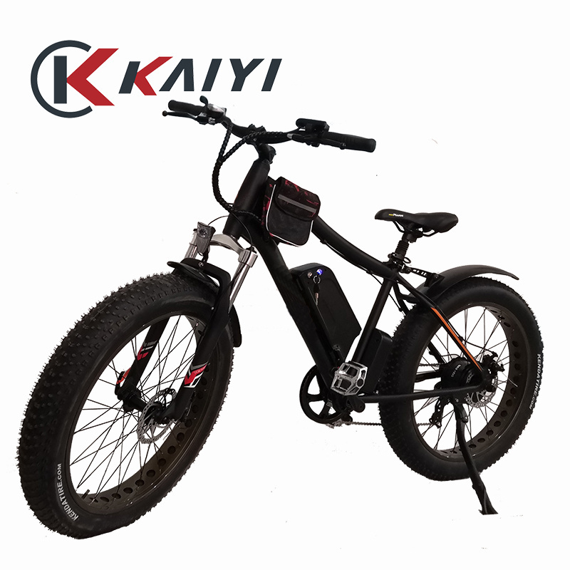 KAIYI Imported Battery Electric Bike Kit Electric Bicycle Kit Down Tube Cruiser Commute Fat Tire 48V Lithium Battery Smart 26