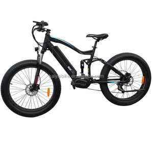 Lithidrive Motorfull Suspension Electric Mountain Bike Aluminum Kaiyiesign 26 * 4.0 Inch 60kmh Lithium Battery 48V 9 Speed KAIYI