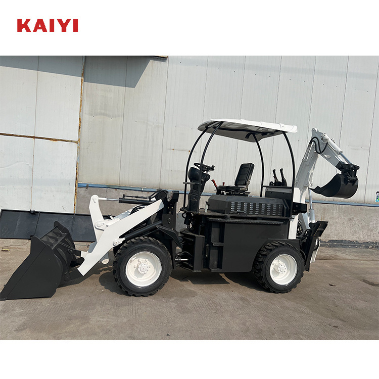 High Quality Anury Cheap Rubber Tire Mini Tractor Backhoe Loader