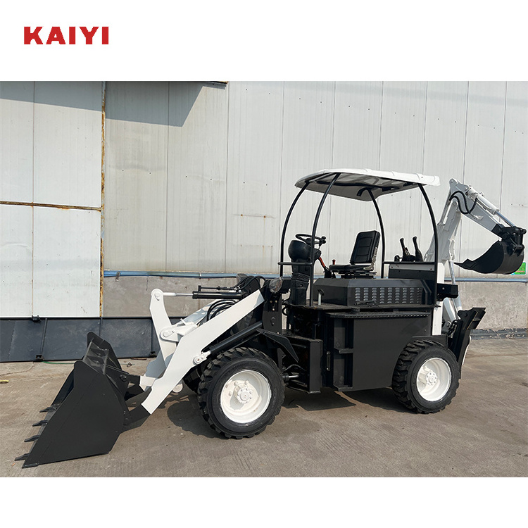 High Quality Anury Cheap Rubber Tire Mini Tractor Backhoe Loader