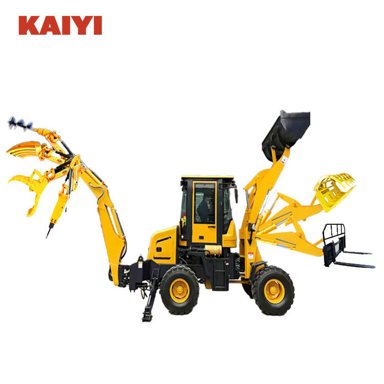 backhoe loader combine digging and loading bagger excavator mini top loader mini dumper mini digger  backhoe