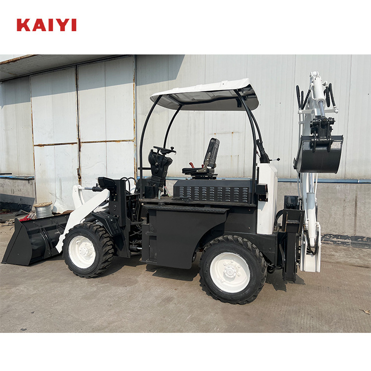 High Quality Anury Cheap Rubber Tire Mini Tractor Backhoe Loader