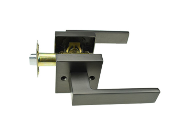 Quick release function safe locked zinc alloy leverset and rosette door handle lock