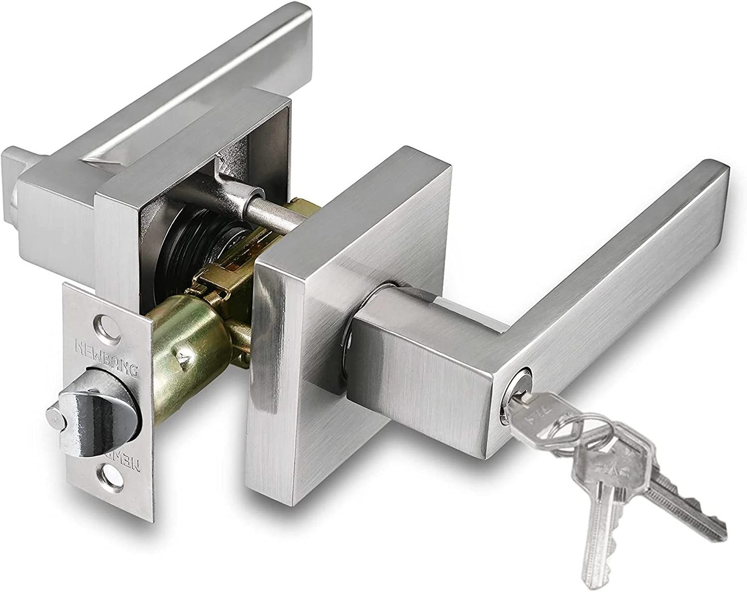 Heavy Duty Leverset Security Door Lock Style Entrance Lock Entrance latch Door lever lock