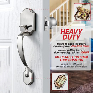 Gatehouse lock luxuries main door handleset  front door handle lock keyed entry american entrance door lock sets