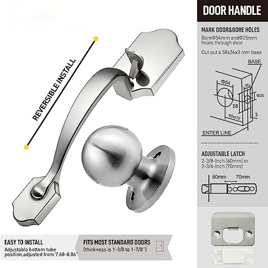 Gatehouse lock luxuries main door handleset  front door handle lock keyed entry american entrance door lock sets