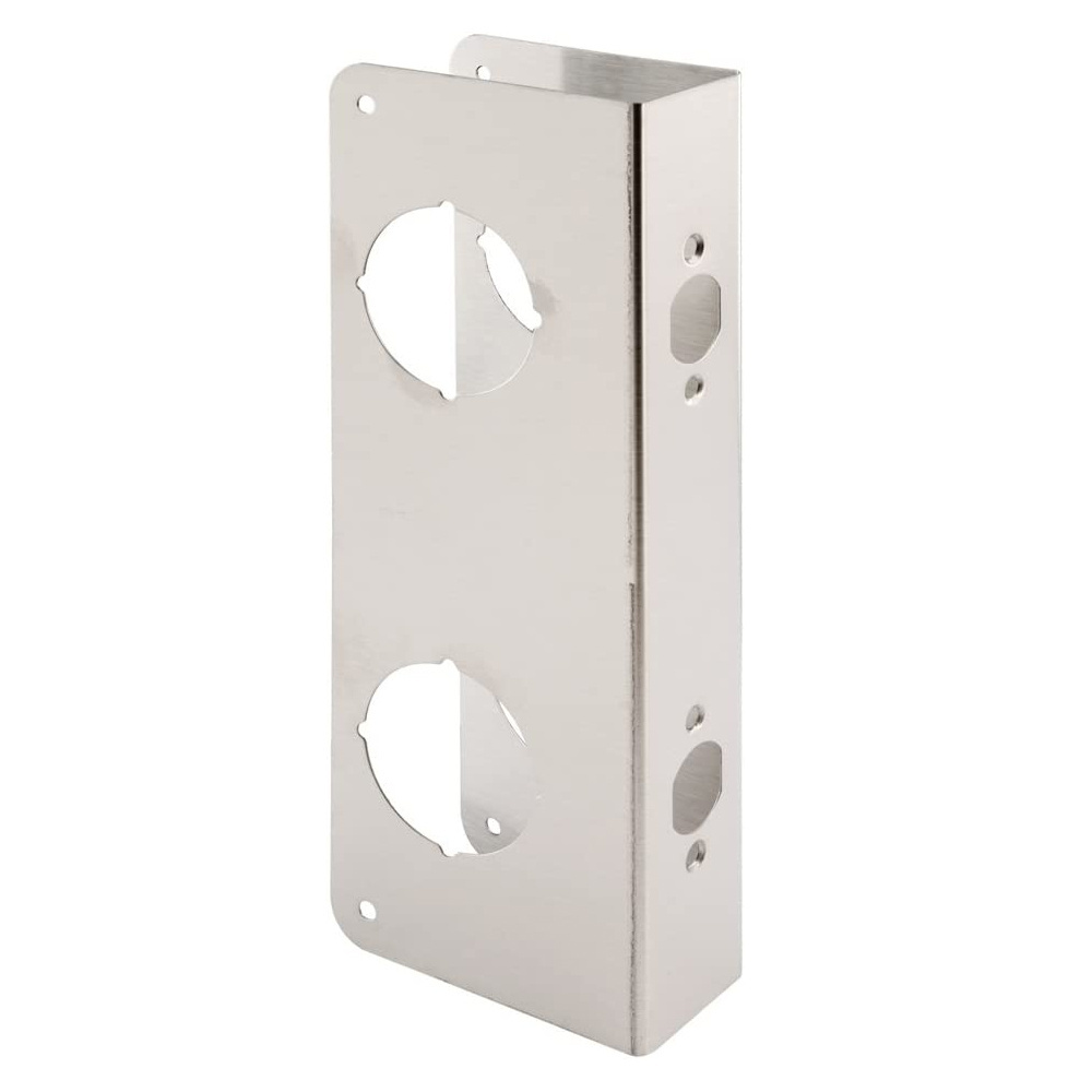 lock and door reinforce Double Bore for Cylindrical door locks home security door lock reinforcement plate