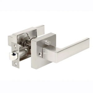 Quick Release Function  Door Lock Heavy Duty Tubular Satin Nickel Square Rosete Bathroom Door Leverset Door Lock