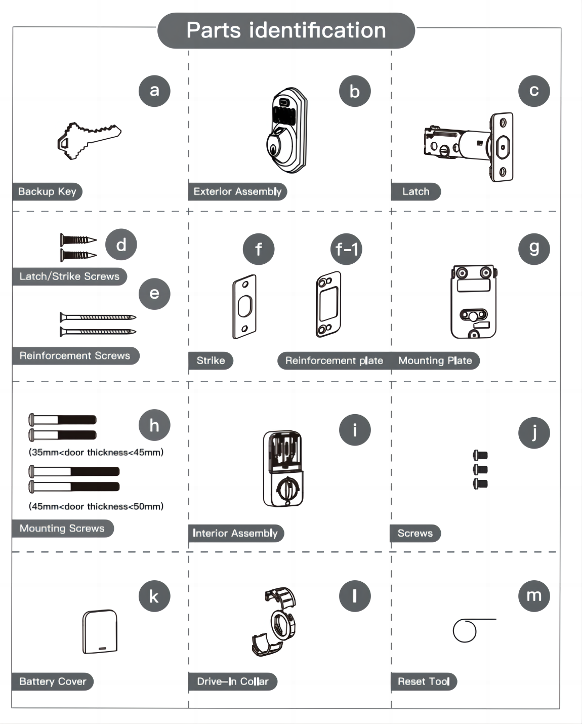 Fingerprint Door Lock Keyless Entry with Keypad  Electronic Deadbolt Keyed Entry  Front Door Lock Combination Door Lock