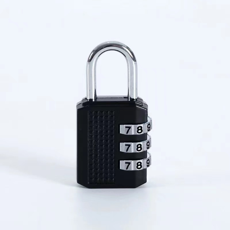 WEIJU  Combination Lock 3-Digit Small Padlock - 4Pcs Resettable Combo Lock for School Gym Locker, Outdoor, Fence