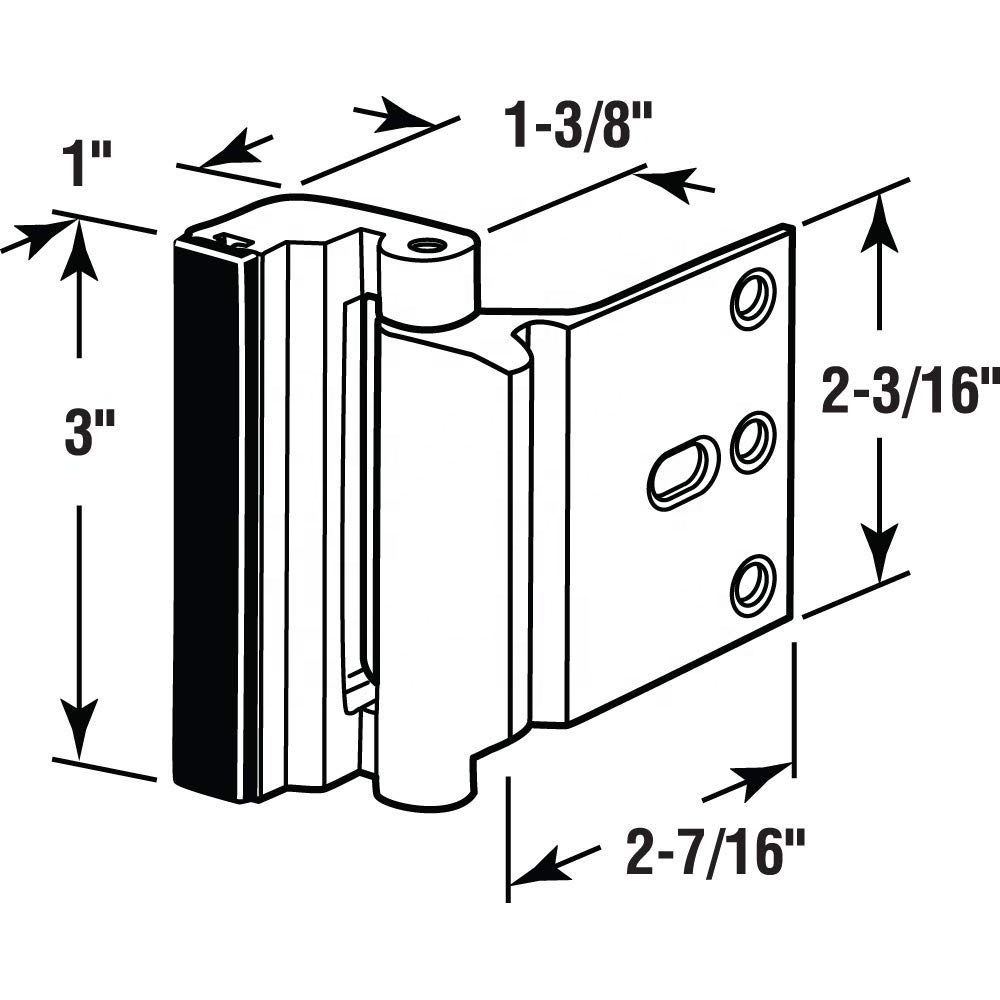 Door Lock Reinforcement Lock with 3