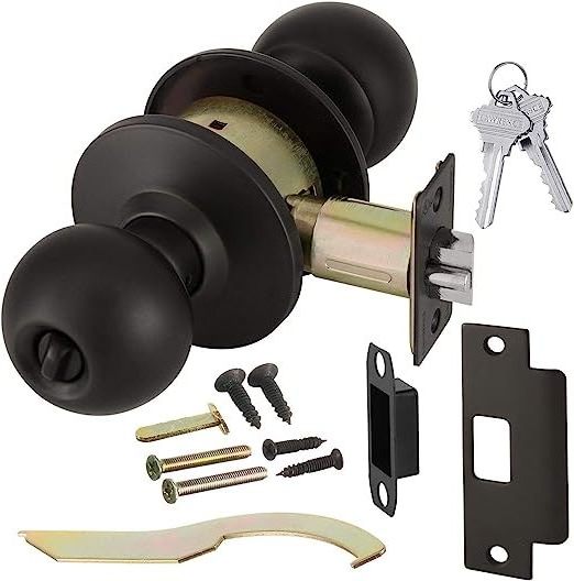 User-Friendly entrance lock safe keyed Tubular structure ball Knob Door Lock