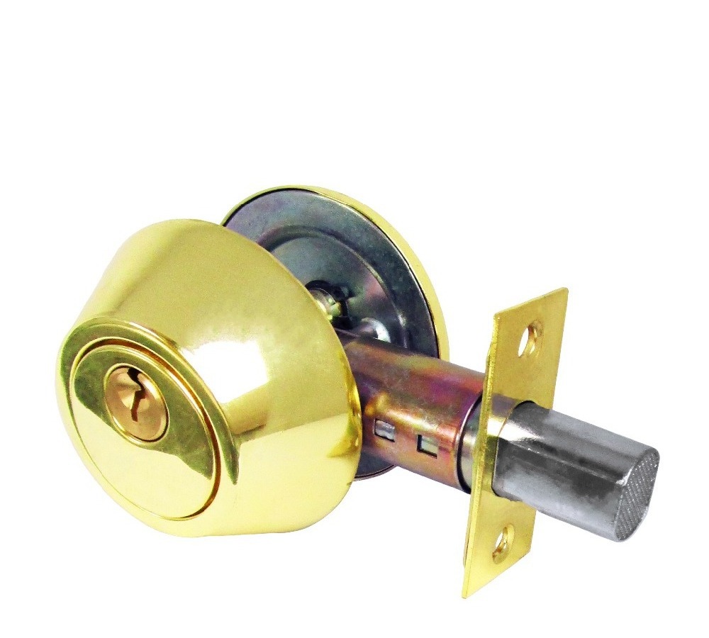 Single & double cylinder deadbolt lock stainless steel material satin chrome finish,Other finish door lock are available