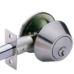 Single & double cylinder deadbolt lock stainless steel material satin chrome finish,Other finish door lock are available