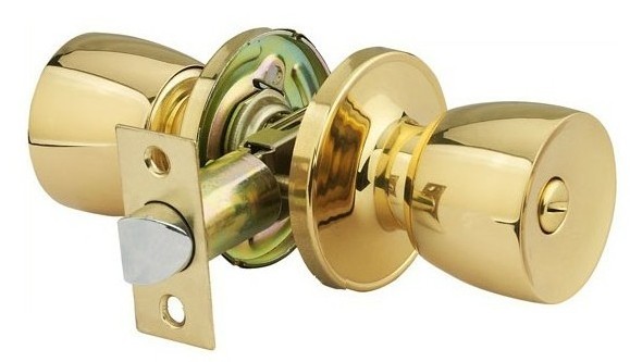 Tubularl knob door lockset brushed stainless steel main residential for entry privacy bathroom round door knob lock