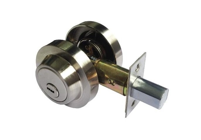 Residential zinc alloy cover and solid brass cylinder heavy duty single and double  deadbolt door Lock