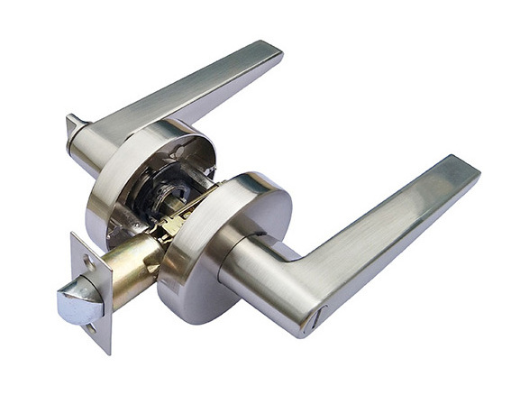 Heavy duty zinc alloy square door lever lock