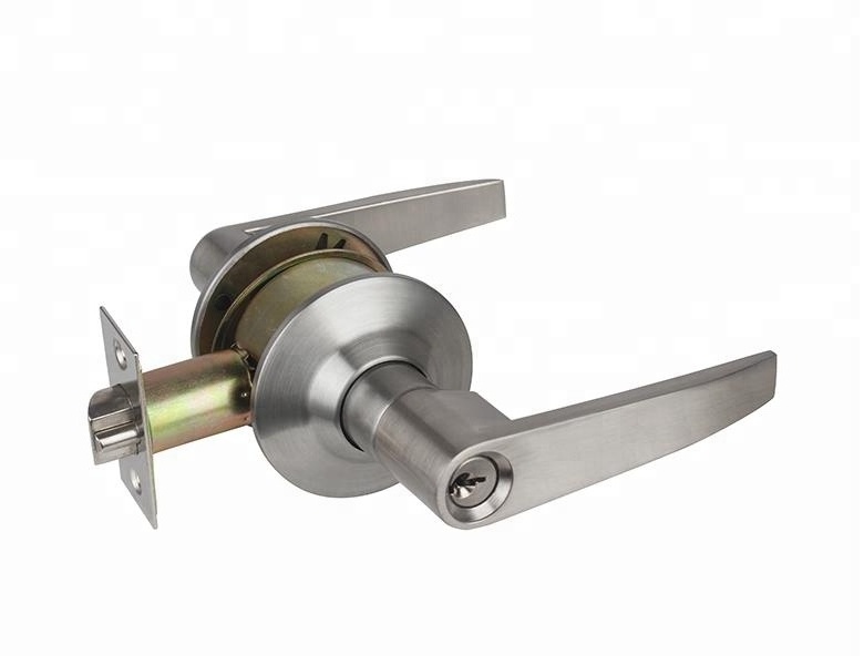 Privacy Door handle with key Bedroom/bathroom/interior door Manual lock cylinder Door lock