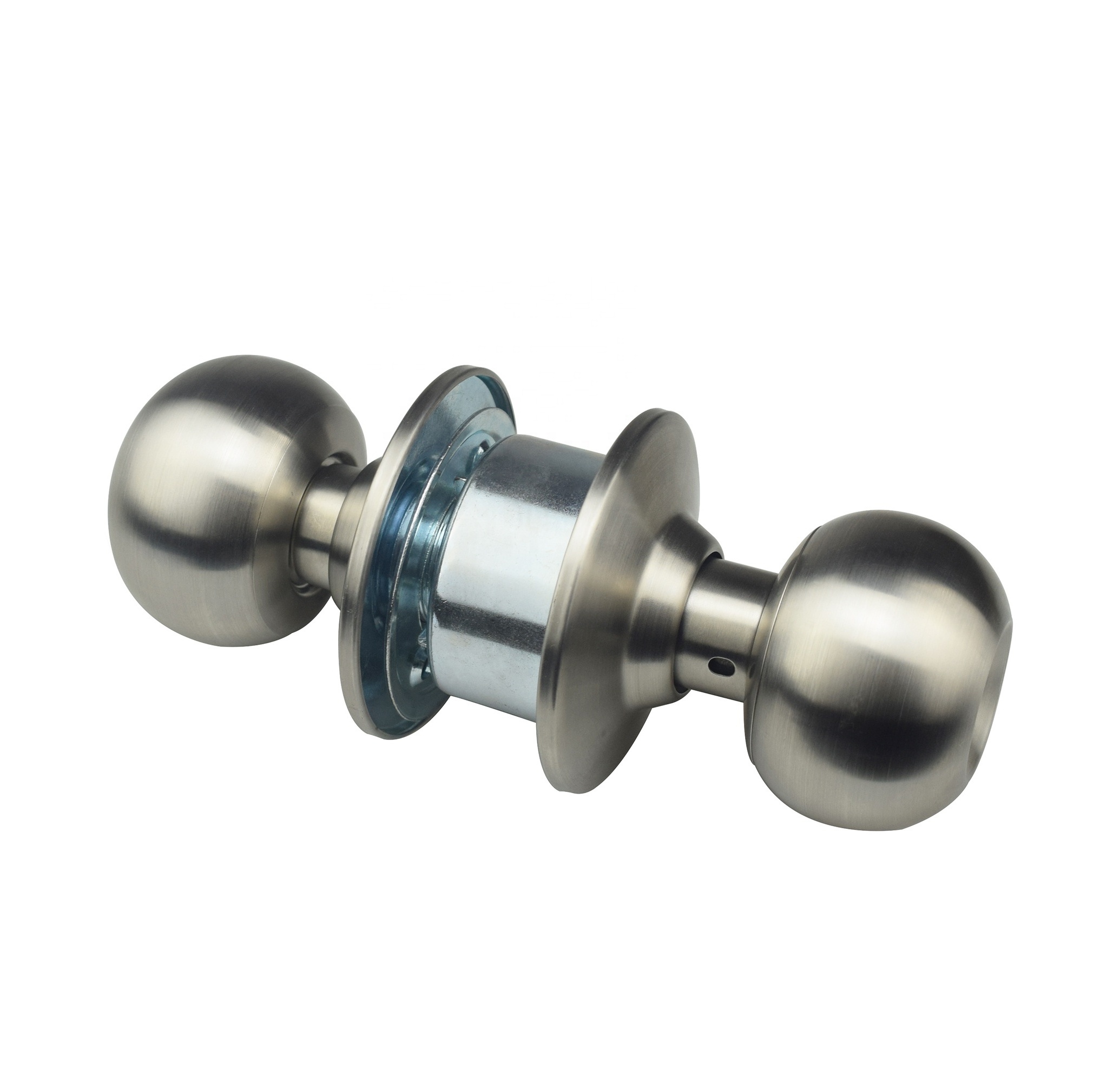 Hot Sale Door Lock Front Plate with stainless steel Wooden Packing Finish Outer Material wholesale Cylindrical knob set