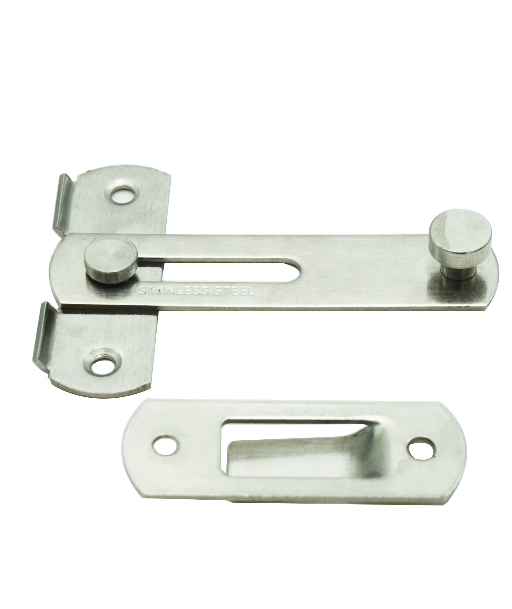 Bright  Popular Quality Satin Stainless Steel  Door Slide Bolt Lock  for Home