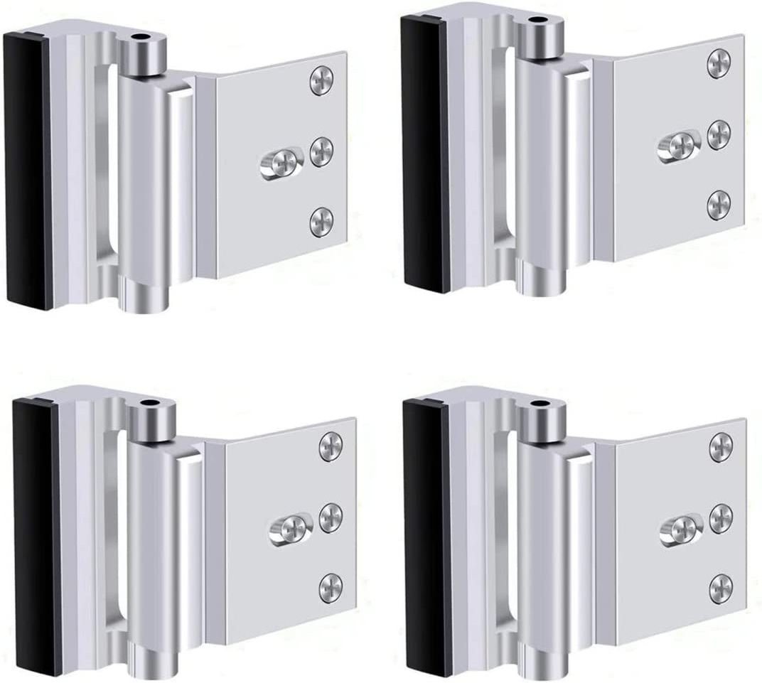 KAIYING High Quality Practical Popular Hinge with Aluminum Alloy Satin Nickel for Defender Security Door Lock KY1002 SN