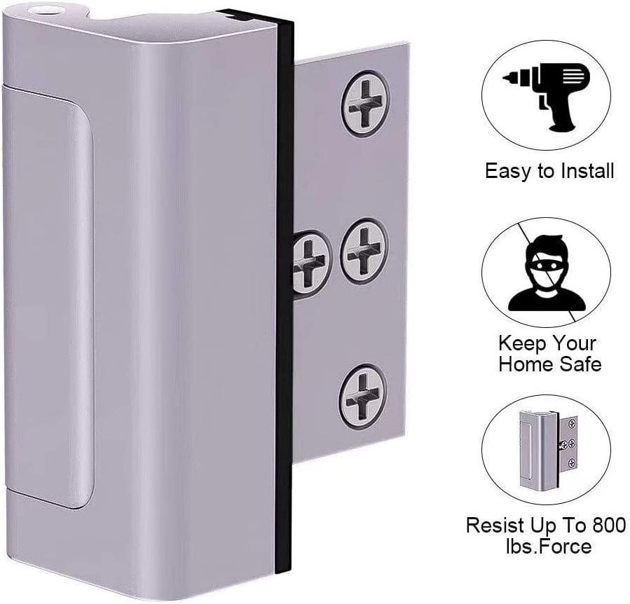 KAIYING High Quality Practical Popular Hinge with Aluminum Alloy Satin Nickel for Defender Security Door Lock KY1002 SN