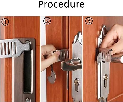 Portable Door Lock for Travel improved Travel Door Lock Hotel Door Lock Apartment Security