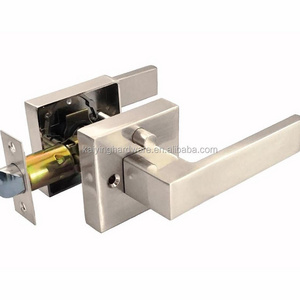 Quick release function safe locked zinc alloy leverset and rosette door handle lock