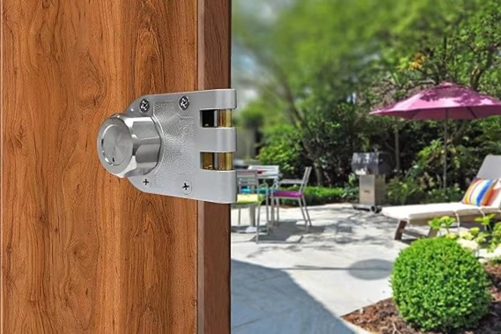 Twist to Lock Deadbolt Lock Keyless with Unpickable Night Latch 304 Stainless Steel Heavy Guard Security Single Cyli