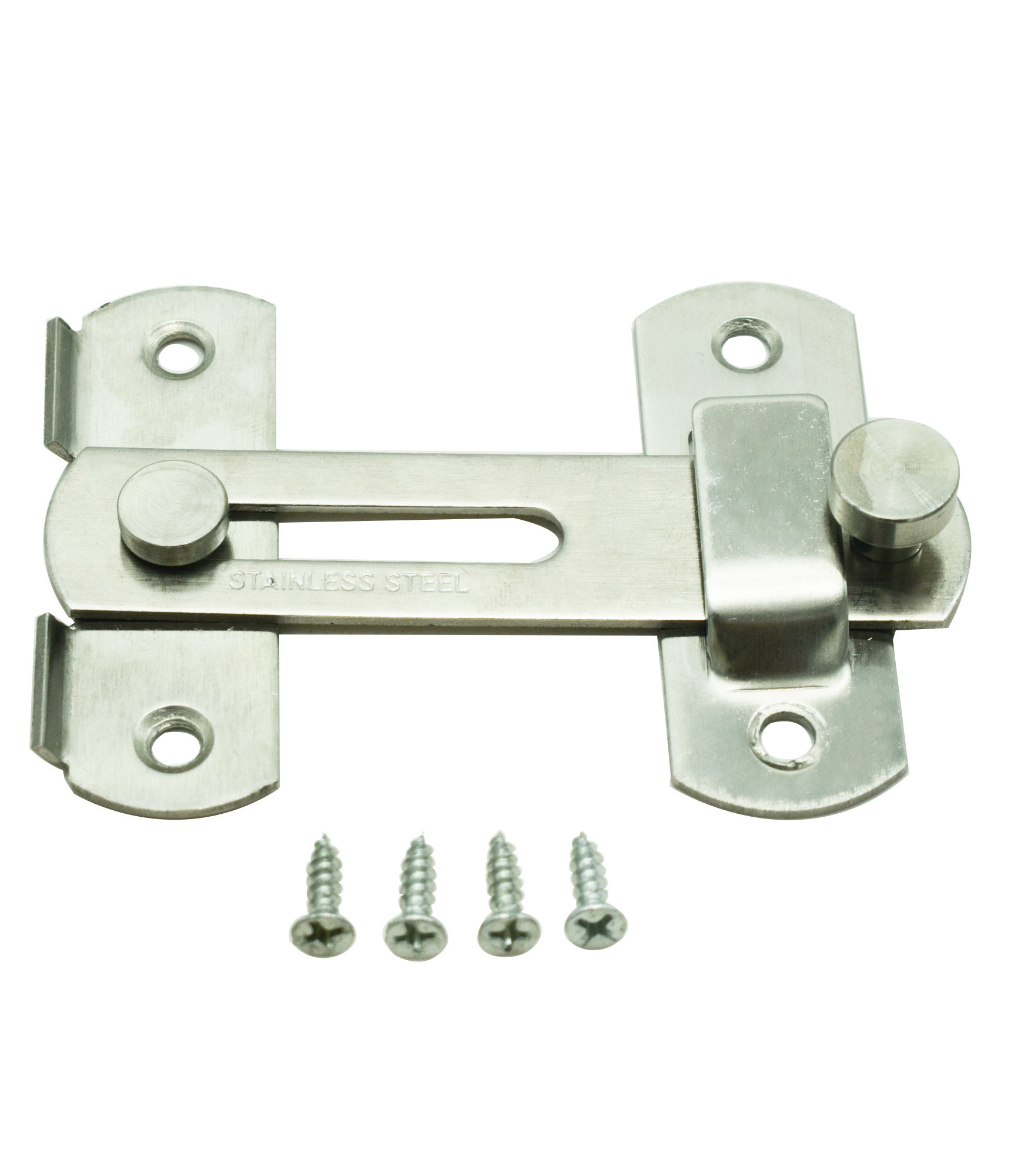 Bright  Popular Quality Satin Stainless Steel  Door Slide Bolt Lock  for Home