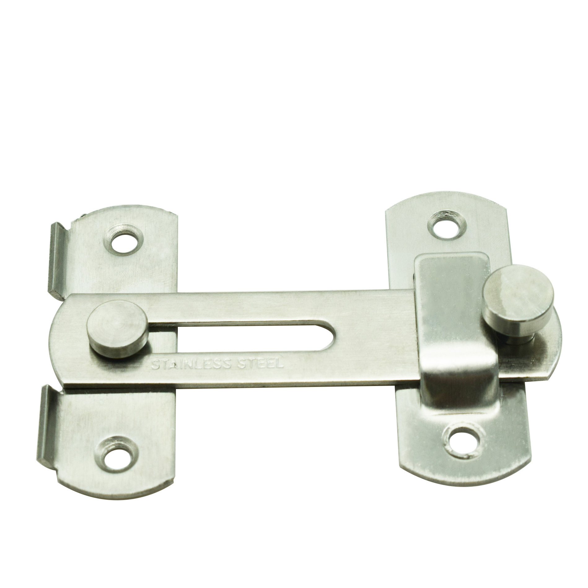 Bright  Popular Quality Satin Stainless Steel  Door Slide Bolt Lock  for Home