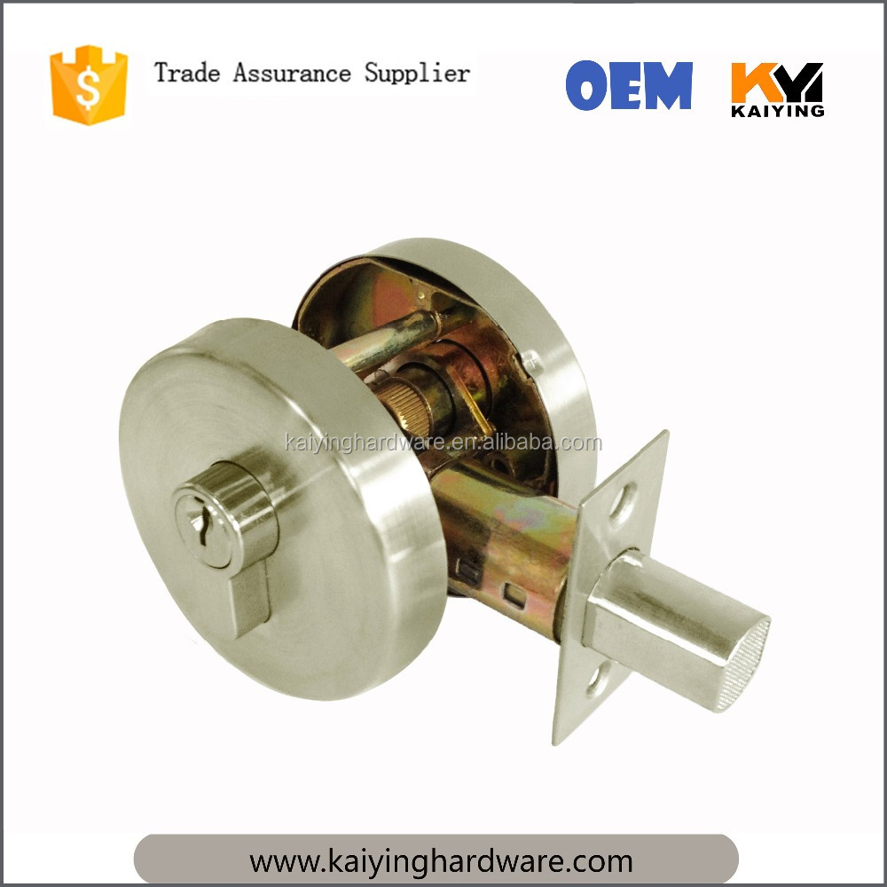 Single Cylinder & Double Cylinder deadbolt  brushed polished brass door lock