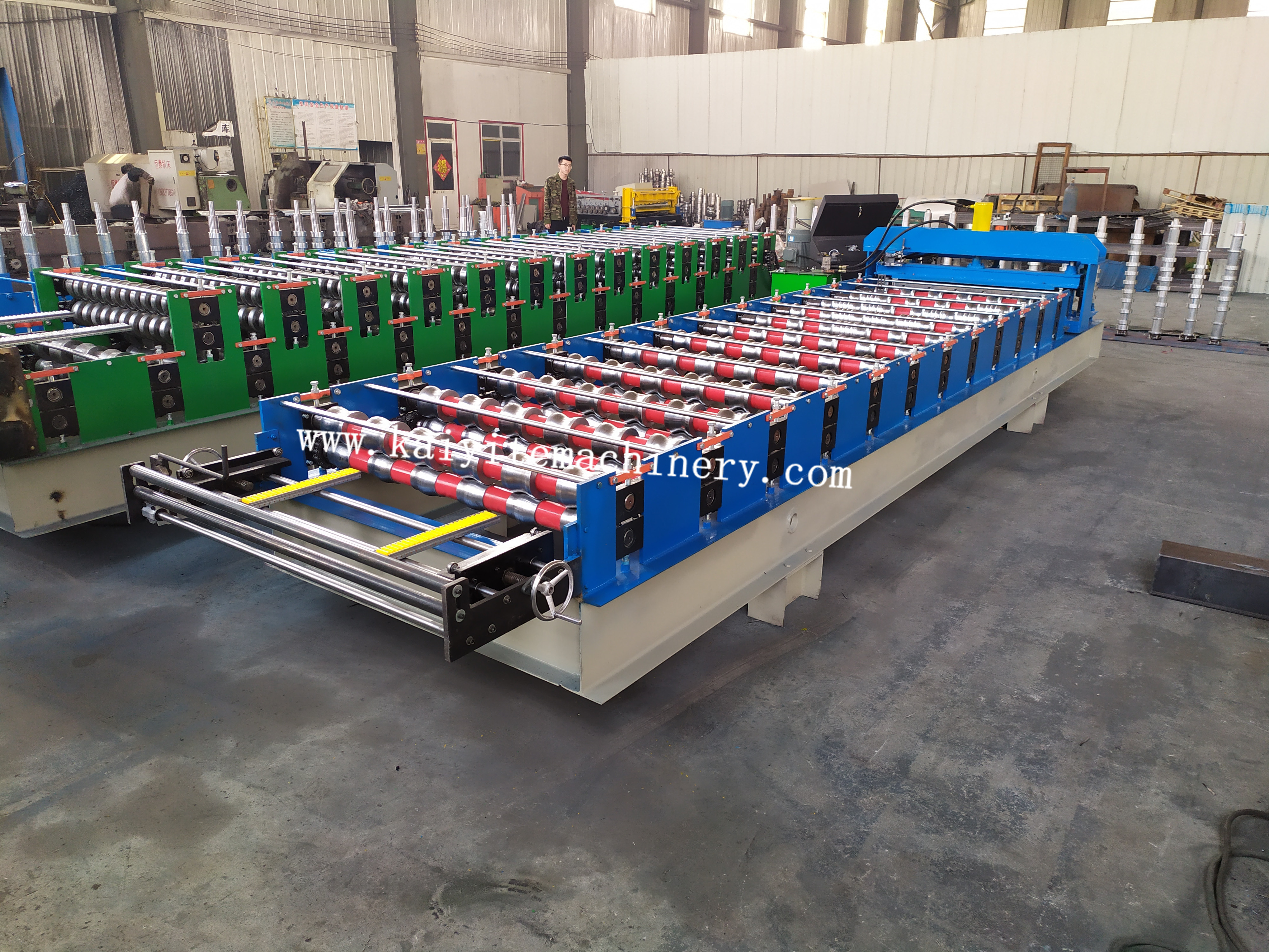 Top Quality Steel Metal Roofing Glazed Corrugated Tile Roofing Sheet Cold Roll Forming Making Machine