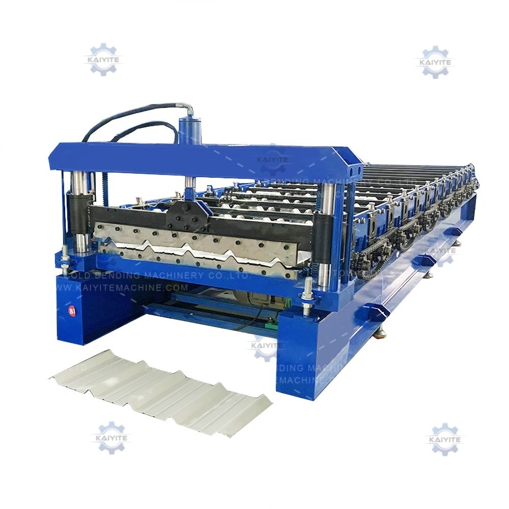 Trapezoidal single layer cold roll forming machine metal roof making machine