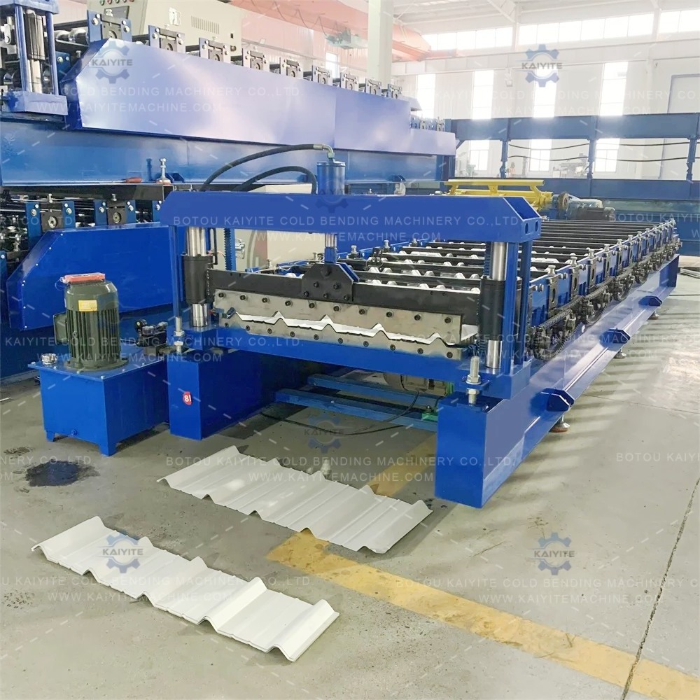 Trapezoidal single layer cold roll forming machine metal roof making machine