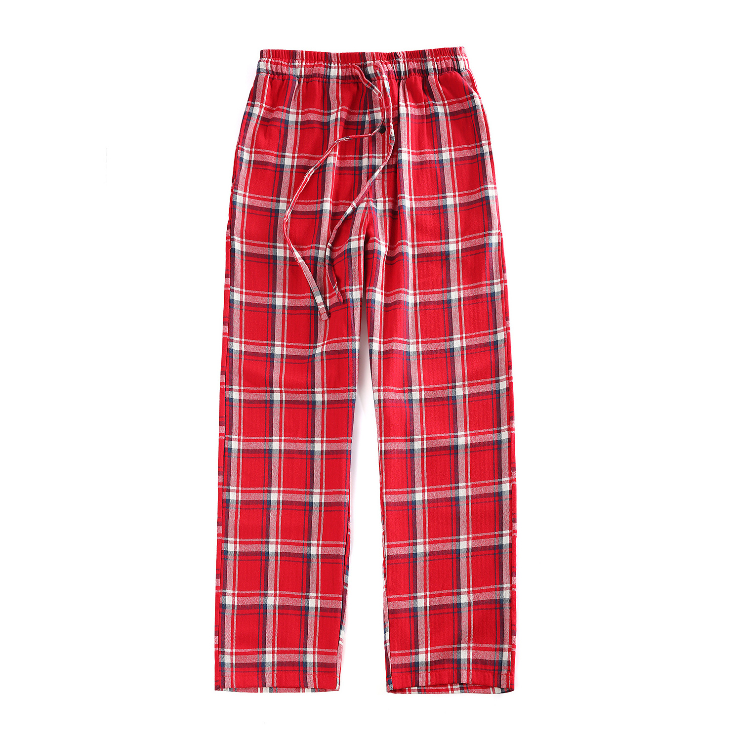 Personalized Flannel Pajama Pants Plaid Cotton Christmas PJ Warm Winter Pajamas Set