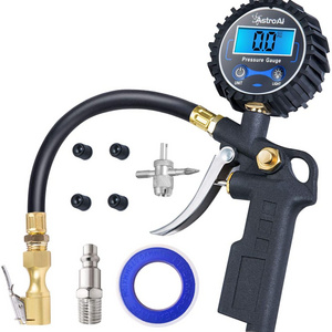 Digital Tire Inflator with Pressure Gauge, 250 PSI Air Chuck and Compressor Accessories Heavy Duty