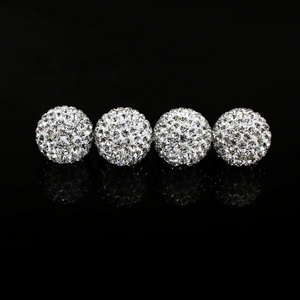 Diamond Air Handmade Bling Crystal Rhinestone Universal Tire Valve Caps Dustproof Accessories Tyres Valve Caps